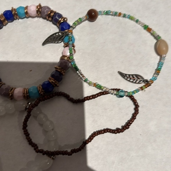 Multicolor Beaded Bracelet Stack - Picture 4 of 11